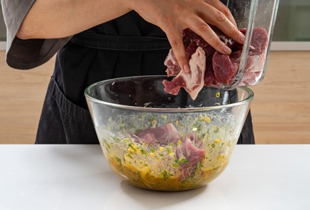 Фото шага рецепта Маринад для шашлыка с кокосовым молоком 186440 шаг 9  