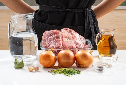 Фото шага рецепта Маринад для шашлыка с уксусом 189032 шаг 1  