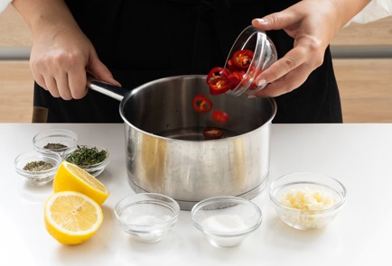 Фото шага рецепта Маринованные кабачки гриль 151335 шаг 3  