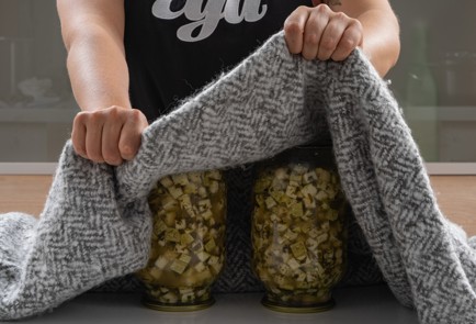 Фото шага рецепта Маринованные кабачки как грибы 174397 шаг 9  