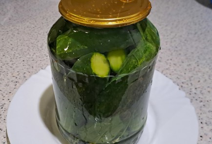 Фото шага рецепта Маринованные огурцы на зиму без стерилизации 186693 шаг 10  