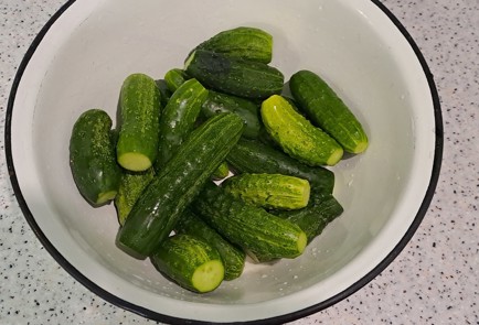 Фото шага рецепта Маринованные огурцы на зиму без стерилизации 186693 шаг 8  