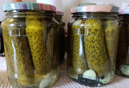 Фото шага рецепта Маринованные огурцы на зиму 190695 шаг 19  