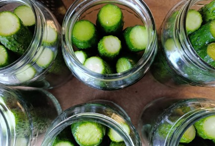 Фото шага рецепта Маринованные огурцы на зиму 190695 шаг 6  