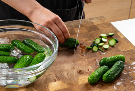 Фото шага рецепта Маринованные огурцы с имбирем 189116 шаг 2  