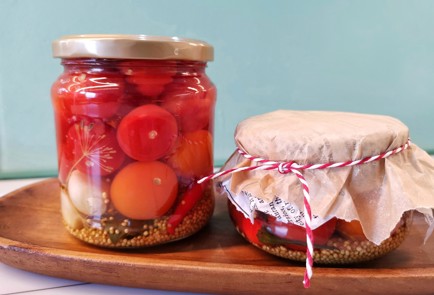 Фото шага рецепта Маринованные помидоры 190886 шаг 10  