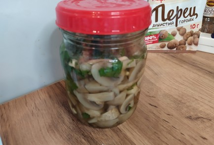 Фото шага рецепта Маринованные шампиньоны 189439 шаг 15  