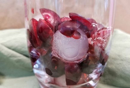 Фото шага рецепта Матча на кокосовом молоке с черешней 173902 шаг 6  