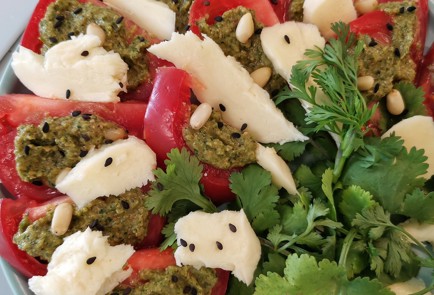 Фото шага рецепта Микс из овощей с сыром сулугуни 152375 шаг 3  