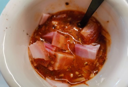 Фото шага рецепта Минифриттата с беконом 176202 шаг 7  