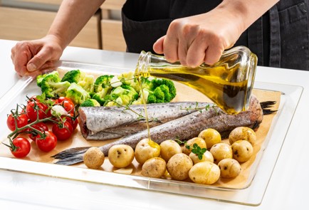 Фото шага рецепта Минтай в духовке 186379 шаг 8  