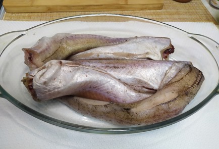 Фото шага рецепта Минтай в духовке в фольге 190512 шаг 1  