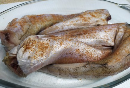 Фото шага рецепта Минтай в духовке в фольге 190512 шаг 7  