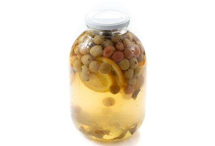 Фото шага рецепта Компотмохито на зиму из крыжовника 174073 шаг 11  