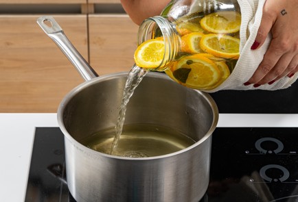 Фото шага рецепта Компотмохито на зиму из крыжовника 174073 шаг 7  