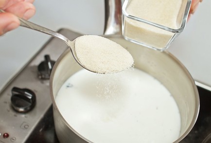 Фото шага рецепта Молочный кисель с ванилью 31092 шаг 4  