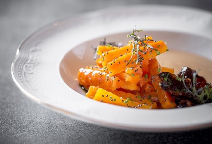 Фото шага рецепта Морковьчили с соусом из топленого молока 152610 шаг 11