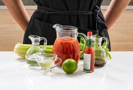 Фото шага рецепта Мороженое на палочке Кровавая Мэри popsicle 186535 шаг 1  