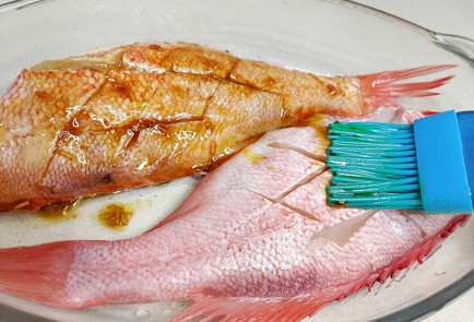 Фото шага рецепта Морской окунь в духовке 191224 шаг 7  