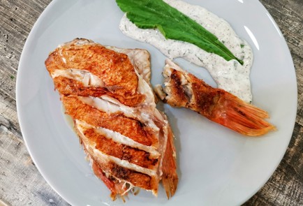 Фото шага рецепта Морской окунь 189097 шаг 10  