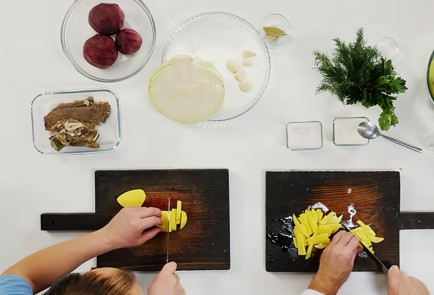 Фото шага рецепта Московский борщ с картофелем 138567 шаг 8  