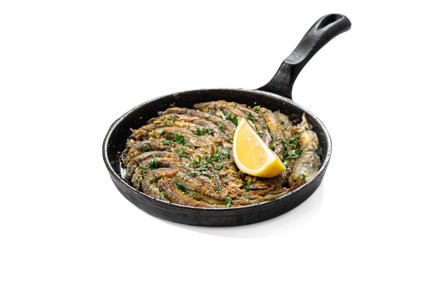 Фото шага рецепта Мойва на сковороде потурецки 189275 шаг 9  