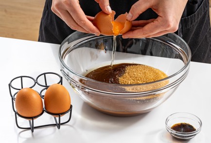 Фото шага рецепта Мраморный брауни с творожным сыром 188033 шаг 4  