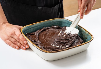 Фото шага рецепта Мраморный брауни с творожным сыром 188033 шаг 6  