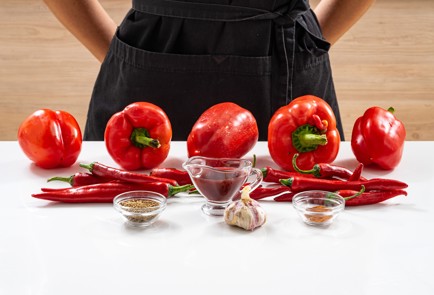 Фото шага рецепта Мухаммара из печеных перцев 186729 шаг 1  