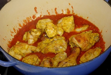 Фото шага рецепта Индийская курица мургмакхани 125414 шаг 9  