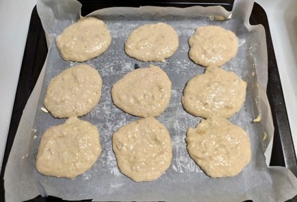 Фото шага рецепта Мягкое печенье с кунжутом и бананом 187886 шаг 9  