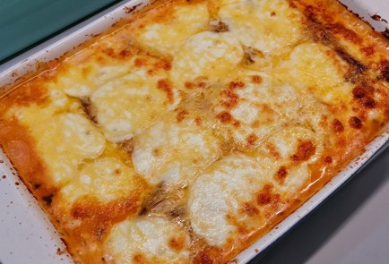 Фото шага рецепта Мясная лазанья из баклажана и помидоров 152866 шаг 20  