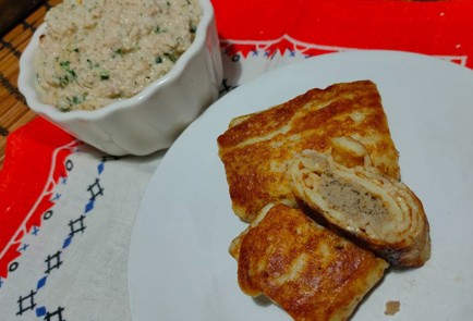 Фото шага рецепта Мясная начинка для блинов 191421 шаг 13  