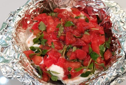 Фото шага рецепта Мясной кетопирожок из цветной капусты 152765 шаг 14  