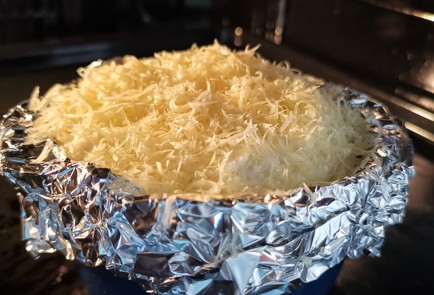 Фото шага рецепта Мясной кетопирожок из цветной капусты 152765 шаг 17  