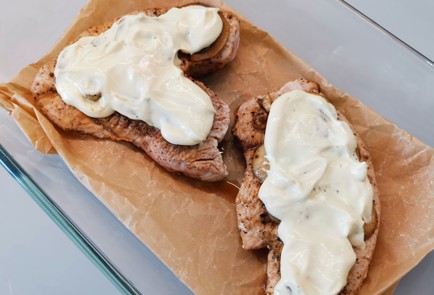 Фото шага рецепта Мясо индейки пофранцузски 175828 шаг 12  