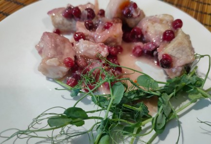 Фото шага рецепта Мясо с брусникой 192035 шаг 10  