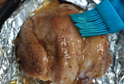 Фото шага рецепта Свинина в медовогорчичной глазури 189437 шаг 7  