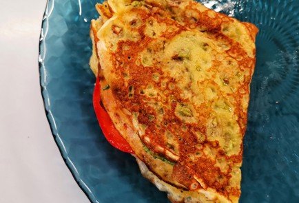 Фото шага рецепта Начинка для блинчика Капрезе 174408 шаг 11