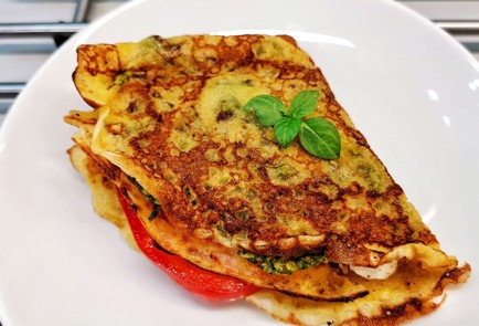 Фото шага рецепта Начинка для блинчика Капрезе 174408 шаг 12