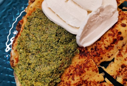 Фото шага рецепта Начинка для блинчика Капрезе 174408 шаг 4