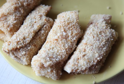 Фото шага рецепта Налистники с творогом и бананом 174083 шаг 13