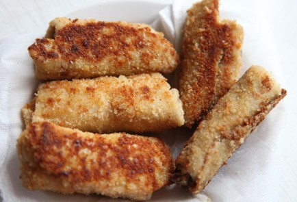 Фото шага рецепта Налистники с творогом и бананом 174083 шаг 14