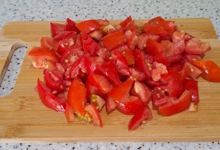 Фото шага рецепта Наливной пирог на кефире с яйцом сыром и зеленью 186596 шаг 5  