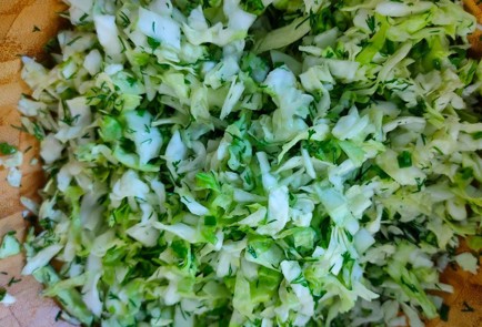 Фото шага рецепта Наливной пирог с капустой и луком на сыворотке 189706 шаг 16  