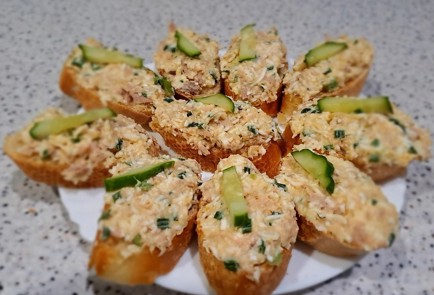 Фото шага рецепта Намазка из тунца с оливковым маслом 189362 шаг 11  