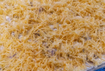 Фото шага рецепта Нежная грибная запеканка с курицей 152261 шаг 11  