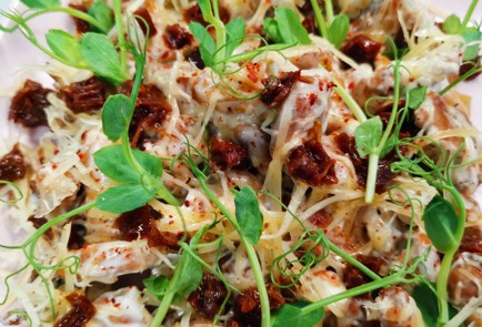 Фото шага рецепта Нежные сливочносырные лисички с вялеными томатами 152647 шаг 14  