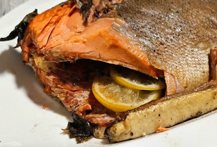 Фото шага рецепта Нерка горячего копчения 189205 шаг 10  