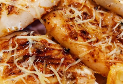 Фото шага рецепта Нежный сливочный кальмар на сковороде гриль 152651 шаг 12  